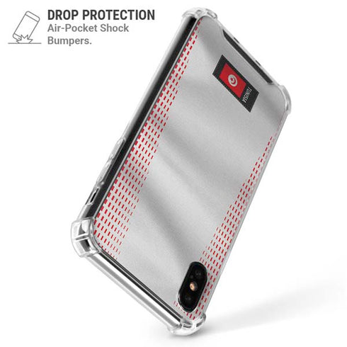 Tunisia Soccer Flag iPhone XS Max Clear Case
